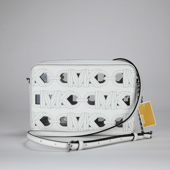Michael Kors Jet Set Large East West Crossbody bag - White - Picture 1 of 12